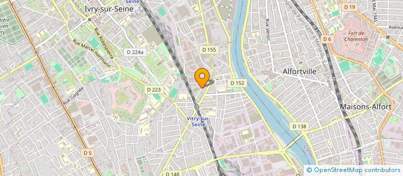 localisation de l'entreprise EDGES à VITRY-SUR-SEINE