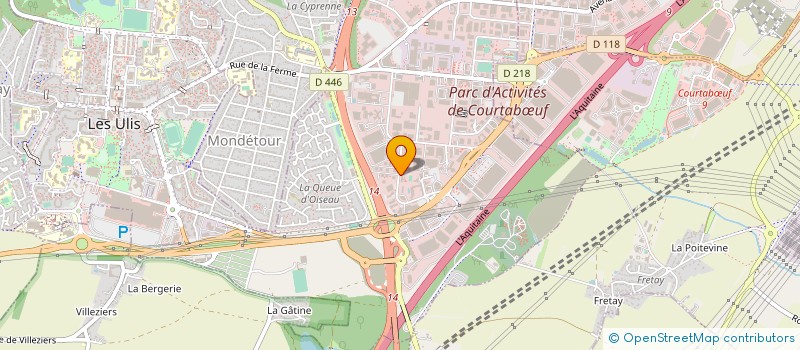 localisation de l'entreprise EDGETEK à LES ULIS