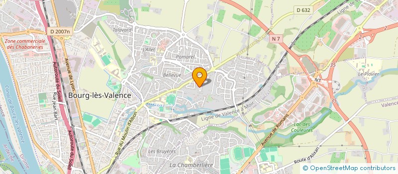 localisation de l'entreprise EDGICOOK  BOURG-LES-VALENCE