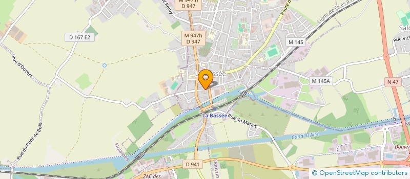 localisation de l'entreprise EDGM SERVICES  LA BASSEE