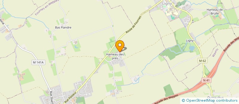 localisation de l'entreprise EDGO  FOURNES-EN-WEPPES