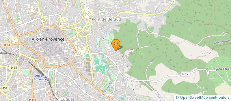 localisation de l'entreprise EDGOR à AIX-EN-PROVENCE