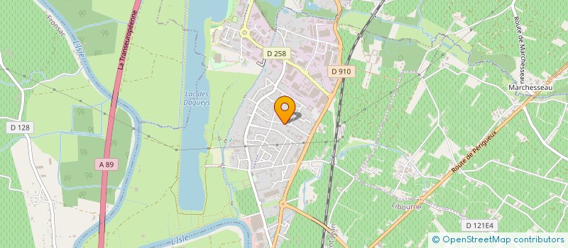 localisation de l'entreprise EDGROUP INVEST  LIBOURNE