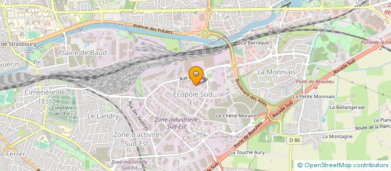 localisation de l'entreprise EDH 35 à CESSON-SEVIGNE