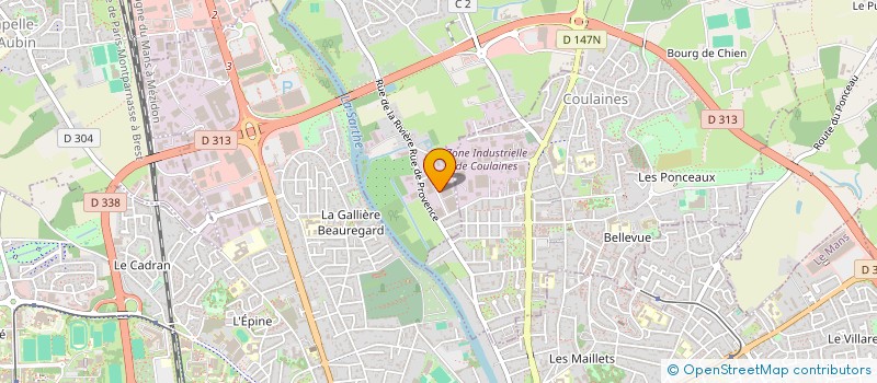 localisation de l'entreprise EDH 72  SAINT-PAVACE