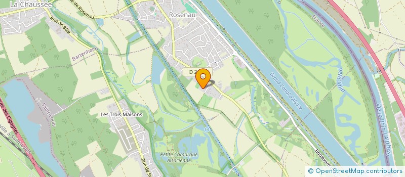 localisation de l'entreprise EDH  ROSENAU