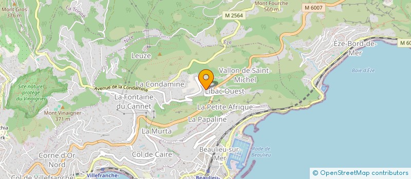 localisation de l'entreprise EDH EXPERTISE à VILLEFRANCHE-SUR-MER