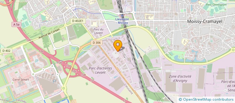 localisation de l'entreprise EDH77 à MOISSY-CRAMAYEL