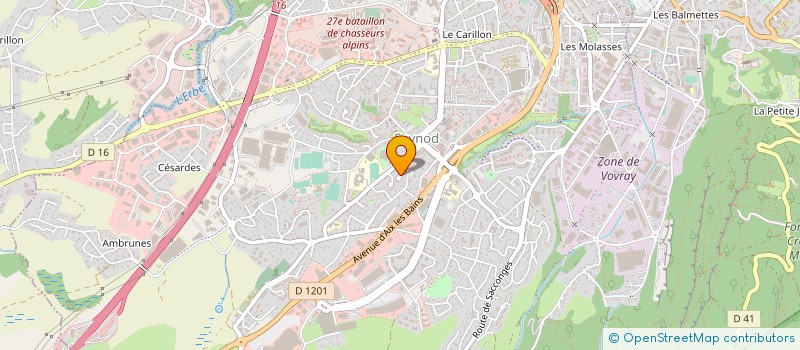 localisation de l'entreprise EDHA FORMATION à ANNECY