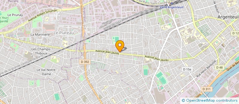 localisation de l'entreprise EDHA HOME  ARGENTEUIL