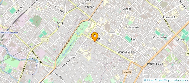 localisation de l'entreprise EDHEC CHEERS  ROUBAIX