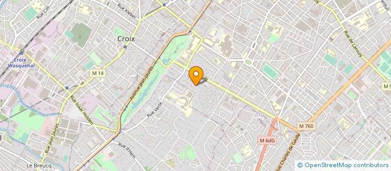 localisation de l'entreprise EDHEC JOB MANAGEMENT à ROUBAIX