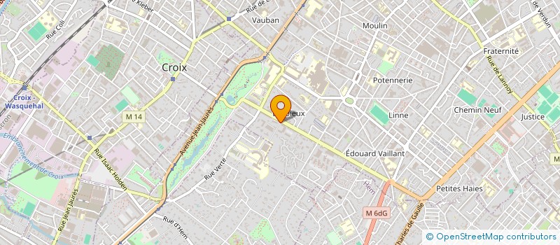 localisation de l'entreprise EDHEC TELEVISION NORD ASSOCIATION  ROUBAIX