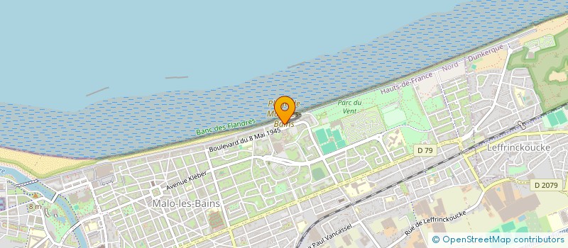 localisation de l'entreprise EDI ANIMATION à DUNKERQUE