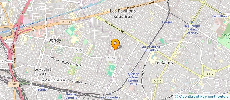 localisation de l'entreprise EDI BAT à LES PAVILLONS-SOUS-BOIS