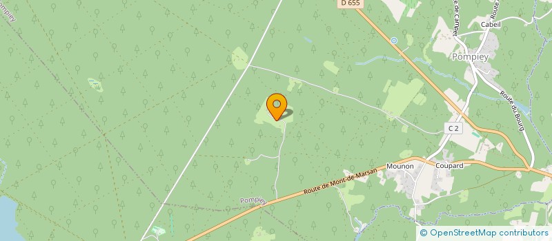 localisation de l'entreprise EDI-BUS  POMPIEY