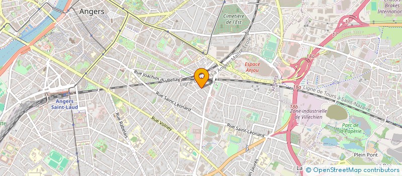 localisation de l'entreprise EDI CONSO à ANGERS