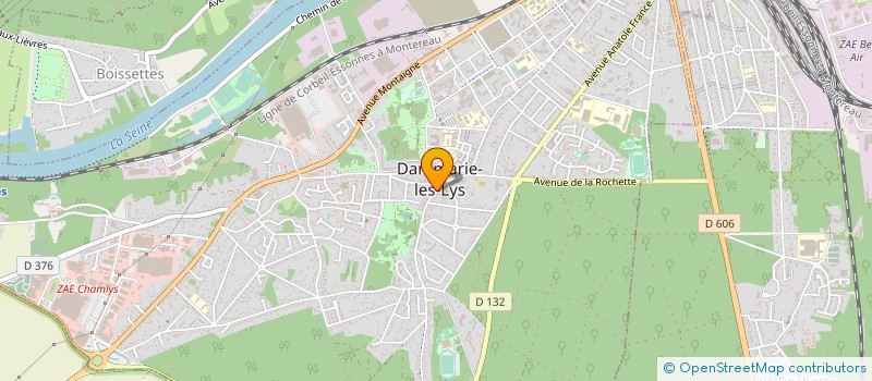 localisation de l'entreprise EDI DECO PEINTURE & SOL à MELUN