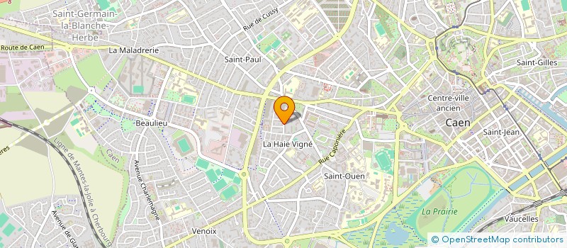 localisation de l'entreprise EDI - EXPERT EN DIAGNOSTIC IMMOBILIER à CAEN