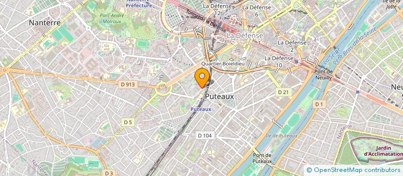 localisation de l'entreprise EDI POUR REINSERTION SOC PAR LE TRAVAIL à PUTEAUX