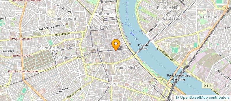 localisation de l'entreprise EDI PRESS à BORDEAUX