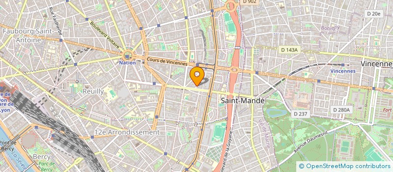 localisation de l'entreprise EDI ROQUE DANCE COMPANY  PARIS