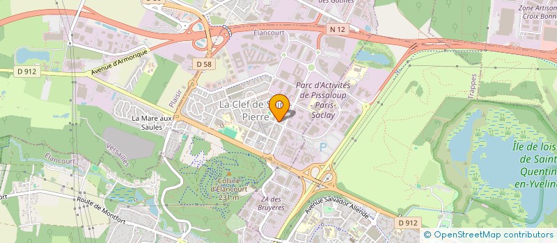 localisation de l'entreprise EDI SERVICES  ELANCOURT