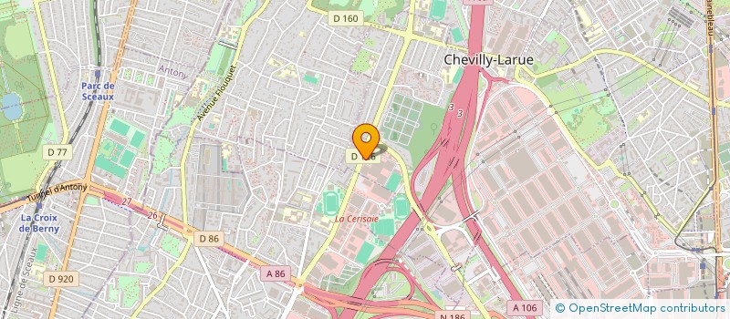 localisation de l'entreprise EDI SERVICES SA  CHEVILLY-LARUE