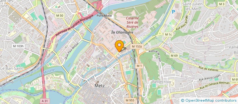 localisation de l'entreprise EDI THEMA  METZ