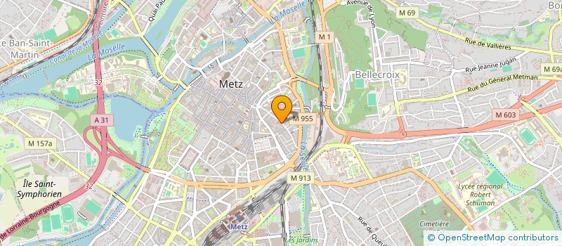 localisation de l'entreprise EDIA à METZ