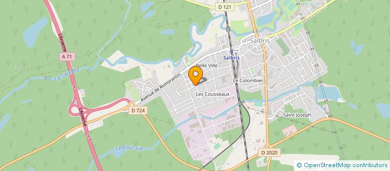 localisation de l'entreprise EDIAPRO  ROMORANTIN-LANTHENAY