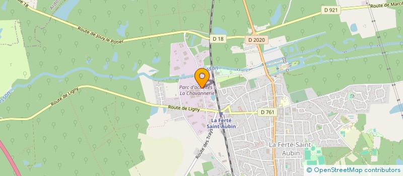 localisation de l'entreprise EDIAT EURL à LA FERTE-SAINT-AUBIN