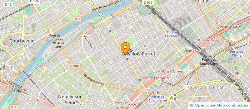 localisation de l'entreprise EDIBOURSES à LEVALLOIS-PERRET