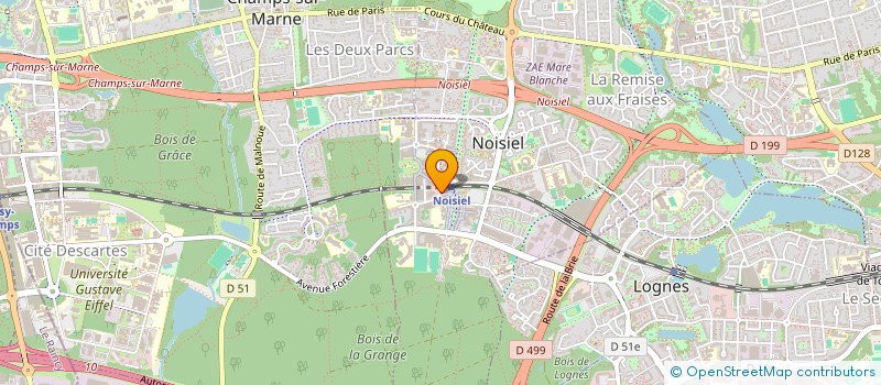 localisation de l'entreprise EDIBUS à NOISIEL