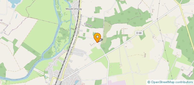 localisation de l'entreprise EDICLO à TIERCE