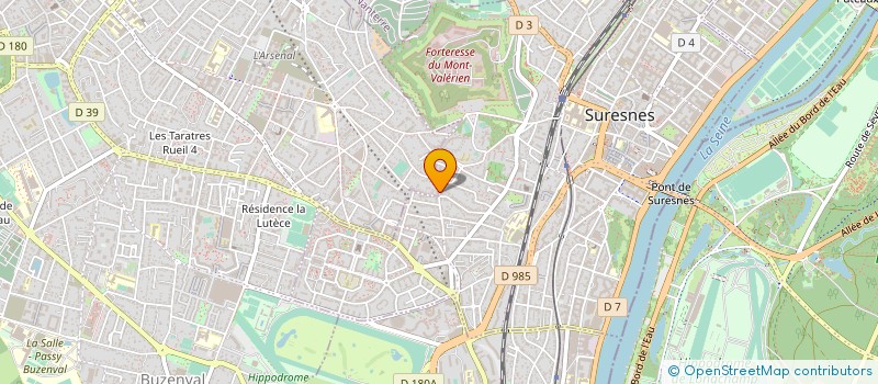 localisation de l'entreprise EDICOM PRESS SARL à SURESNES