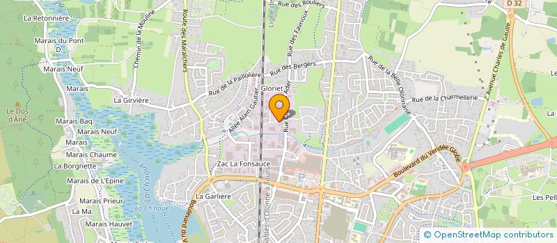 localisation de l'entreprise EDICXOL  LES SABLES D'OLONNE