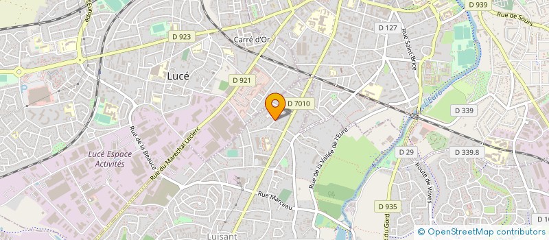 localisation de l'entreprise EDIEL à LUISANT