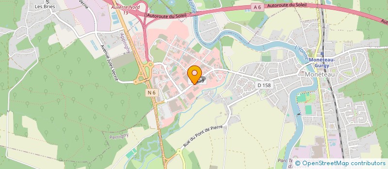 localisation de l'entreprise EDIES CONSULTING à MONETEAU