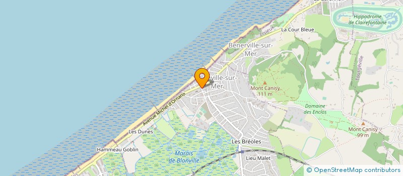 localisation de l'entreprise EDIF à BLONVILLE-SUR-MER