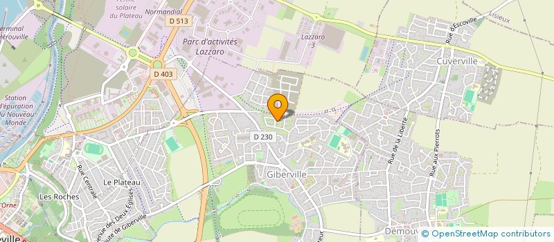localisation de l'entreprise EDIFI-TECH à GIBERVILLE