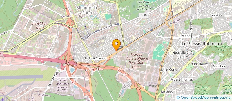 localisation de l'entreprise EDIFIANCE à CLAMART