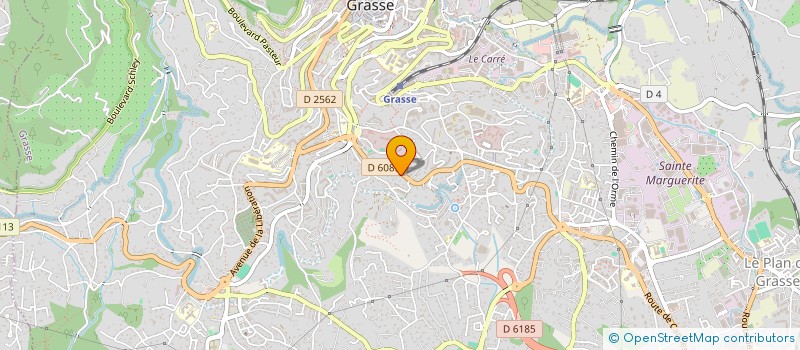localisation de l'entreprise EDIFIC'IMO à GRASSE