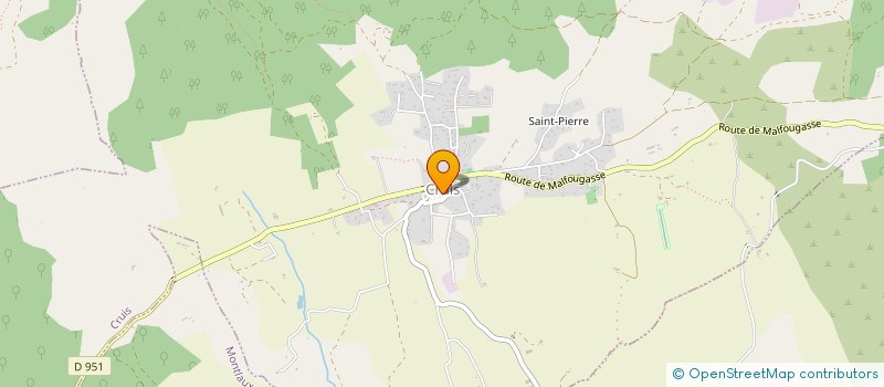 localisation de l'entreprise EDIFICA IMMO  MONTLAUX