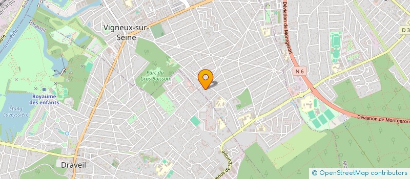 localisation de l'entreprise EDIFICARE à VIGNEUX-SUR-SEINE