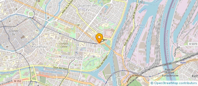 localisation de l'entreprise EDIFICE à STRASBOURG