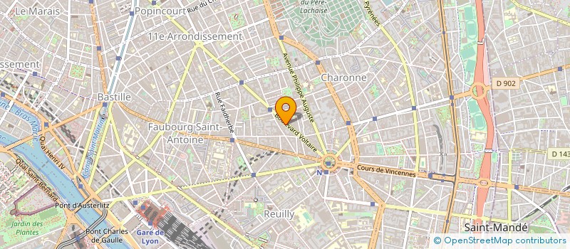 localisation de l'entreprise EDIFICE à PARIS