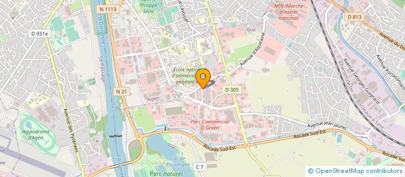 localisation de l'entreprise EDIFICE  BOE