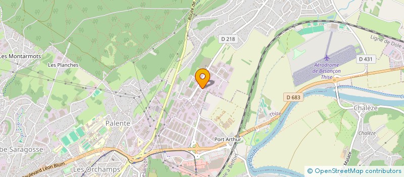 localisation de l'entreprise EDIFICE  THISE