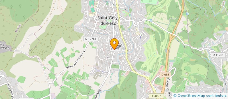 localisation de l'entreprise EDIFICE  SAINT-GELY-DU-FESC